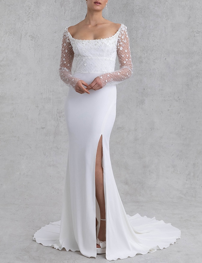 Alexandra Grecco Gabrielle - Matte Stretch Crepe